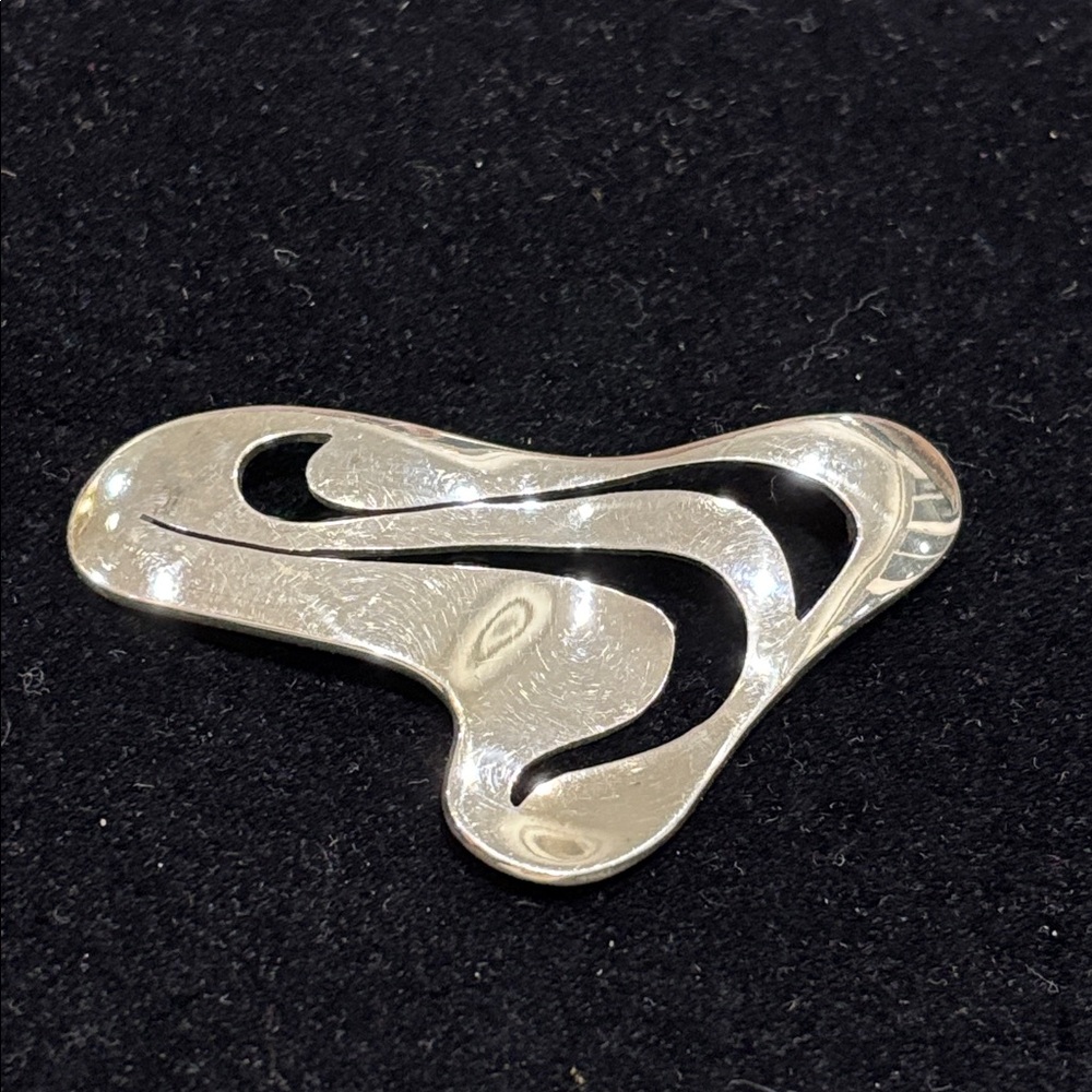 Sterling Modernist 925 Mexico Brooch
